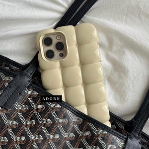 CREAM BUBBLE Phone Case (ADORN Phone Accessories - Canadian Brand) iPhone 16 15 14 13 12 minimalist neutral