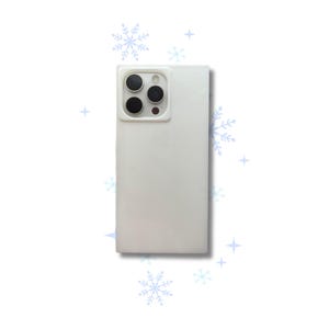 Étui pour téléphone SNOW (accessoires pour téléphone ADORN - Marque canadienne) iPhone 16 15 14 13 Pro Max, forme rectangulaire