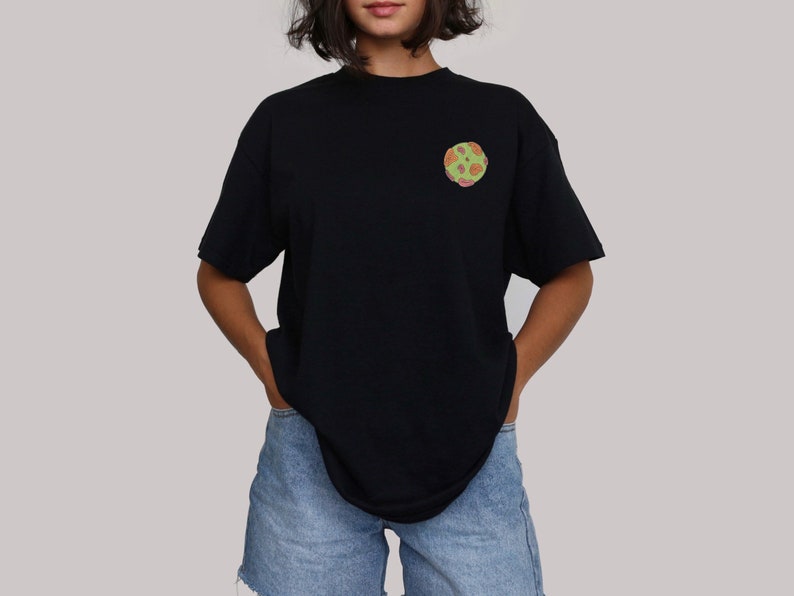 Regular Fit Short Sleeve Shirt - Pixellated Space Flower main image 1