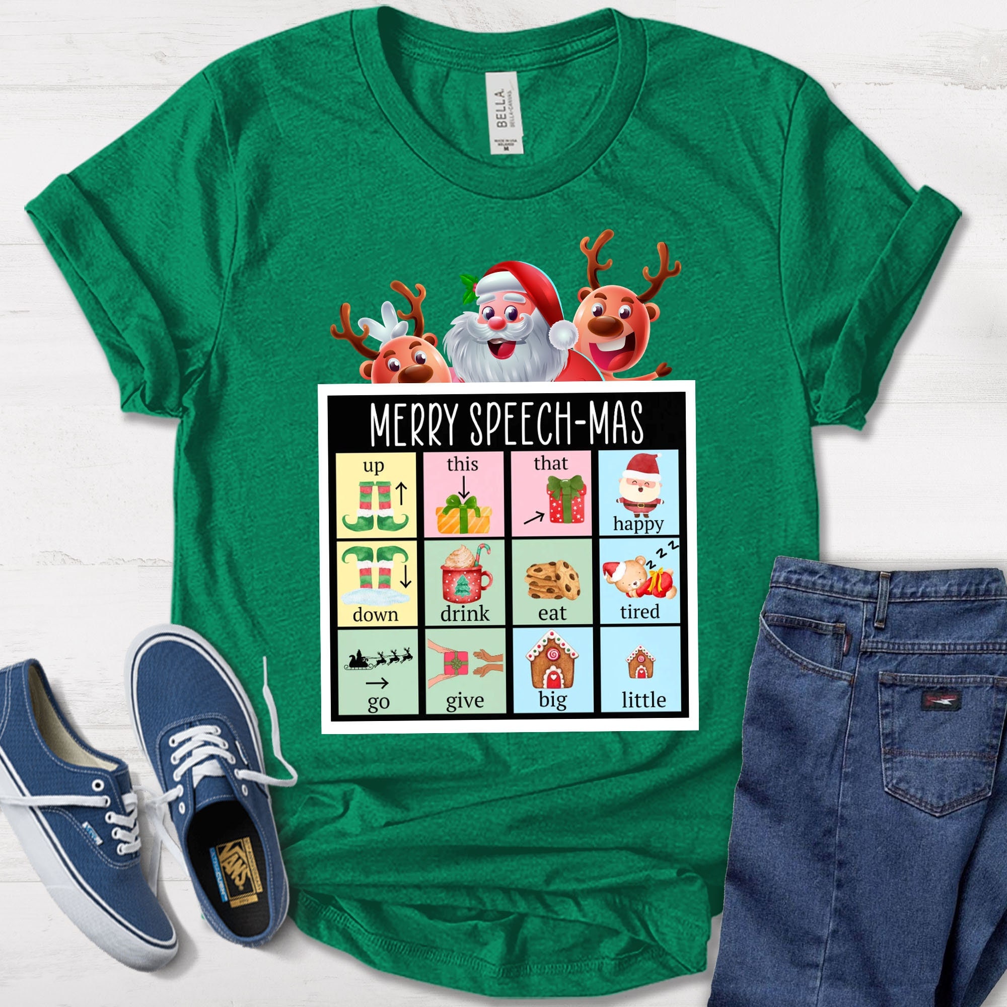 Discover Speech Therapy Shirt, Christmas AAC Shirt