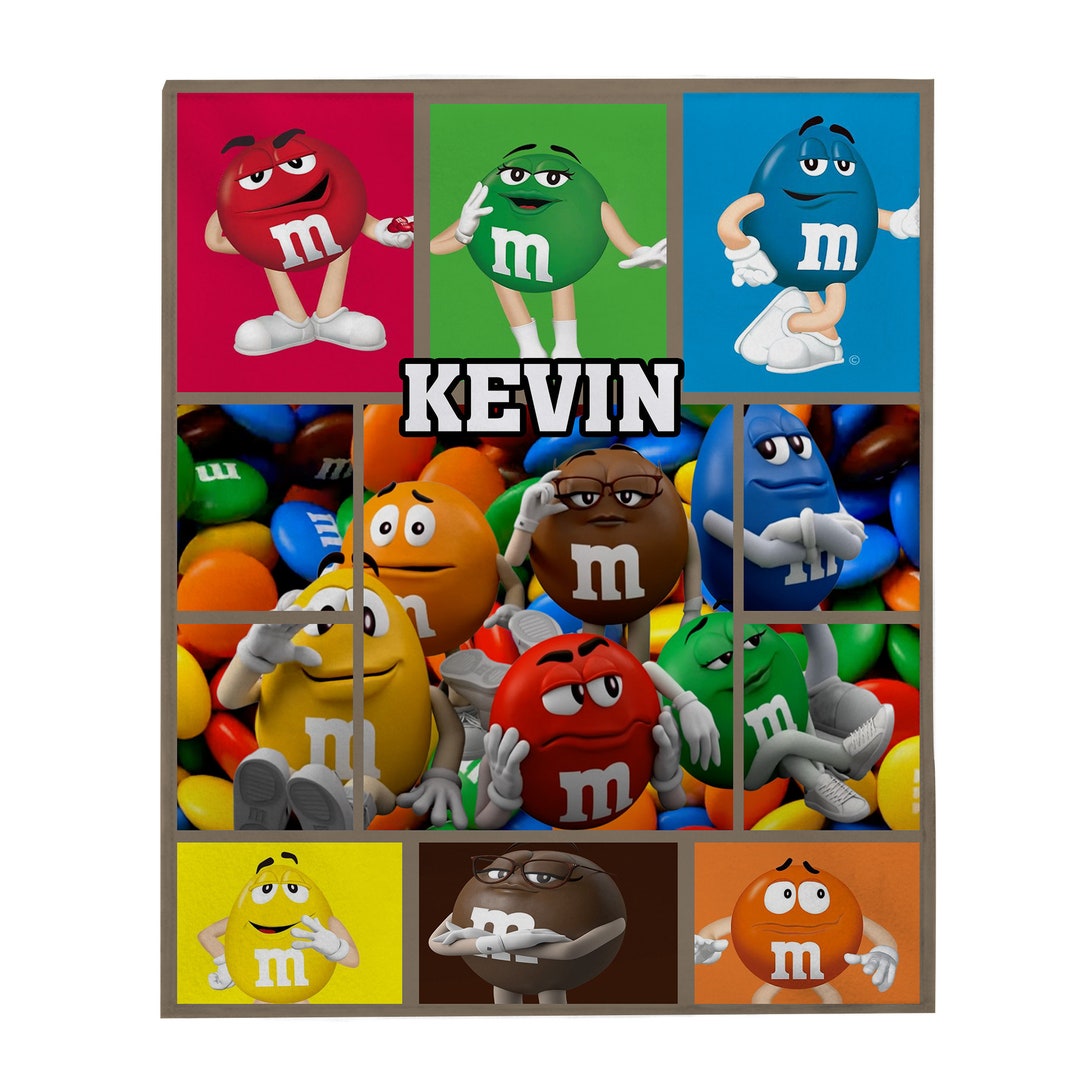 M and M Blanket Kids TV Show Blanket Velveteen Plush Blanket Etsy