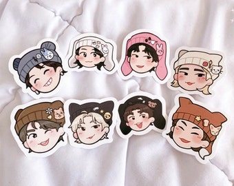 Pegatinas de vinilo Stray Kids Skzoo Hat