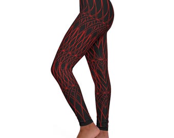M13 - PinStriped - Women&#39;s Spandex Leggings