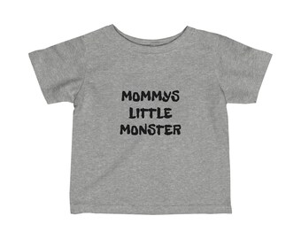 M13 - Mommys Little Monster - Infant Fine Jersey Tee