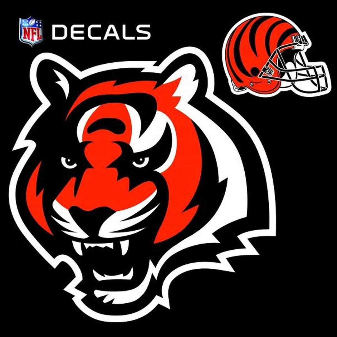 Bengals 8 Logo Decal With Bonus Decal Vinyl Reusable Etsy