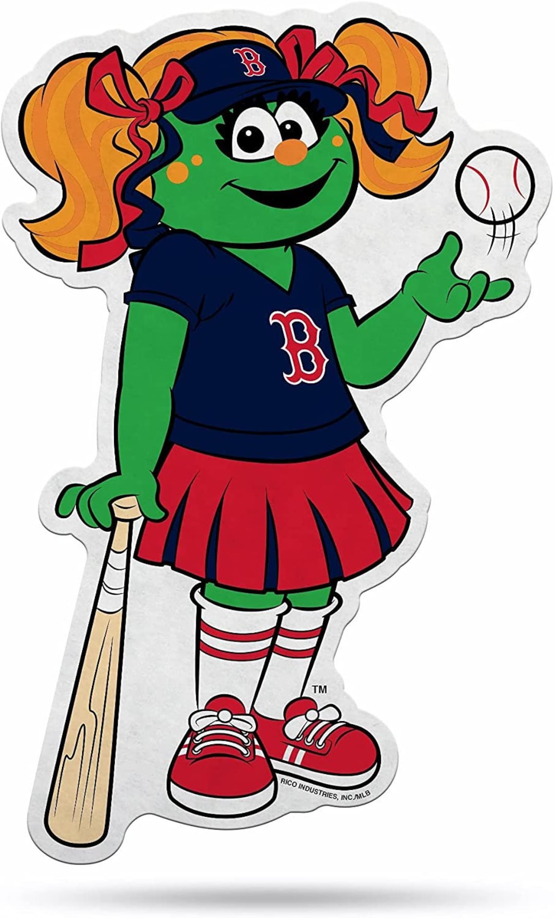 boston-red-sox-pennant-shape-cut-mascot-tessie-etsy