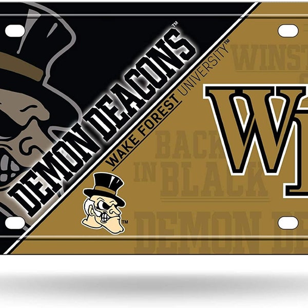 Wake Forest License Plate Etsy Australia