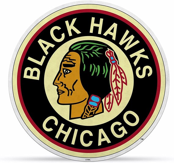 Chicago Blackhawks 18 Retro Logo Pennant Soft Felt Etsy