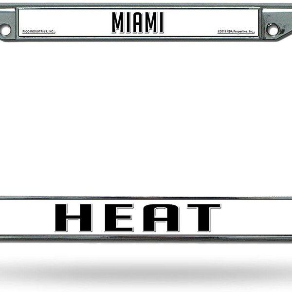Miami Heat License Plate Frame Etsy