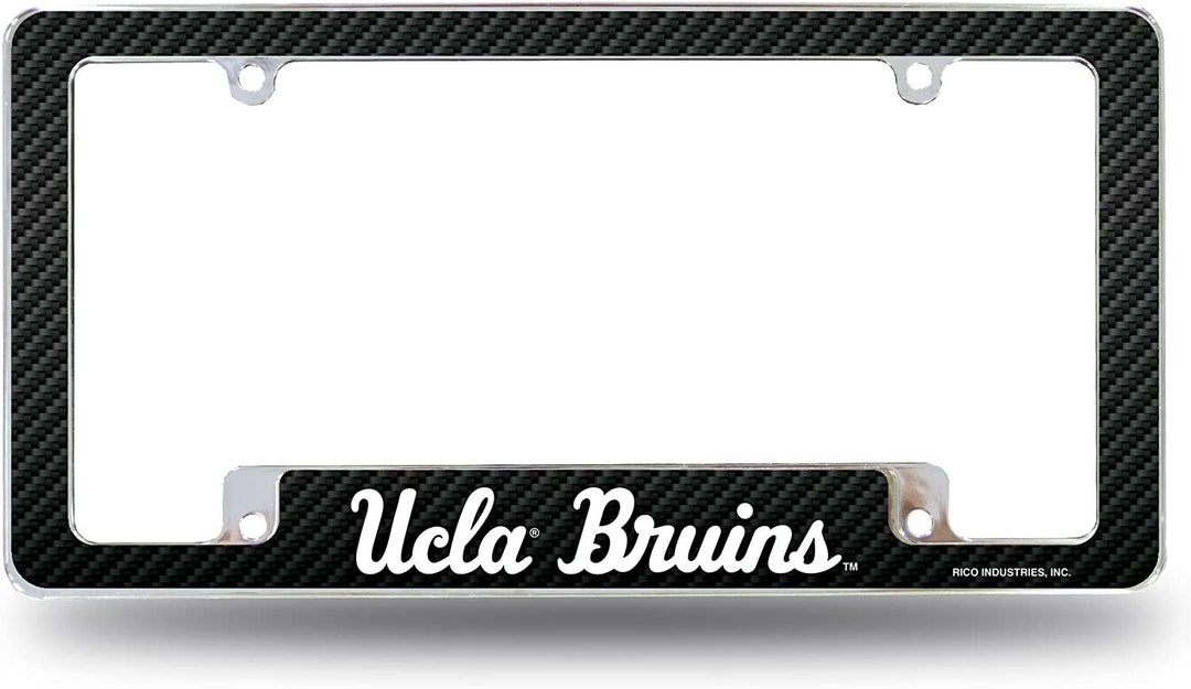 UCLA Bruins Metal License Plate Frame Chrome Tag Cover 12x6 Etsy