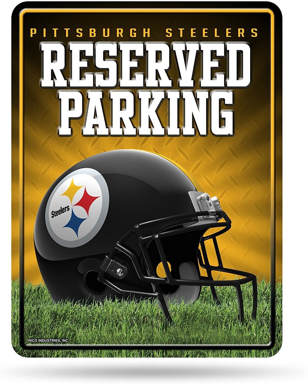 Pittsburgh Steelers Metal Parking Sign Etsy
