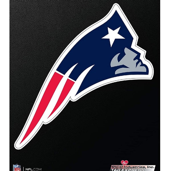 New England Patriots NFL Team Helmet Vinyl Decal Sticker - Choose From 5 Different Sizes