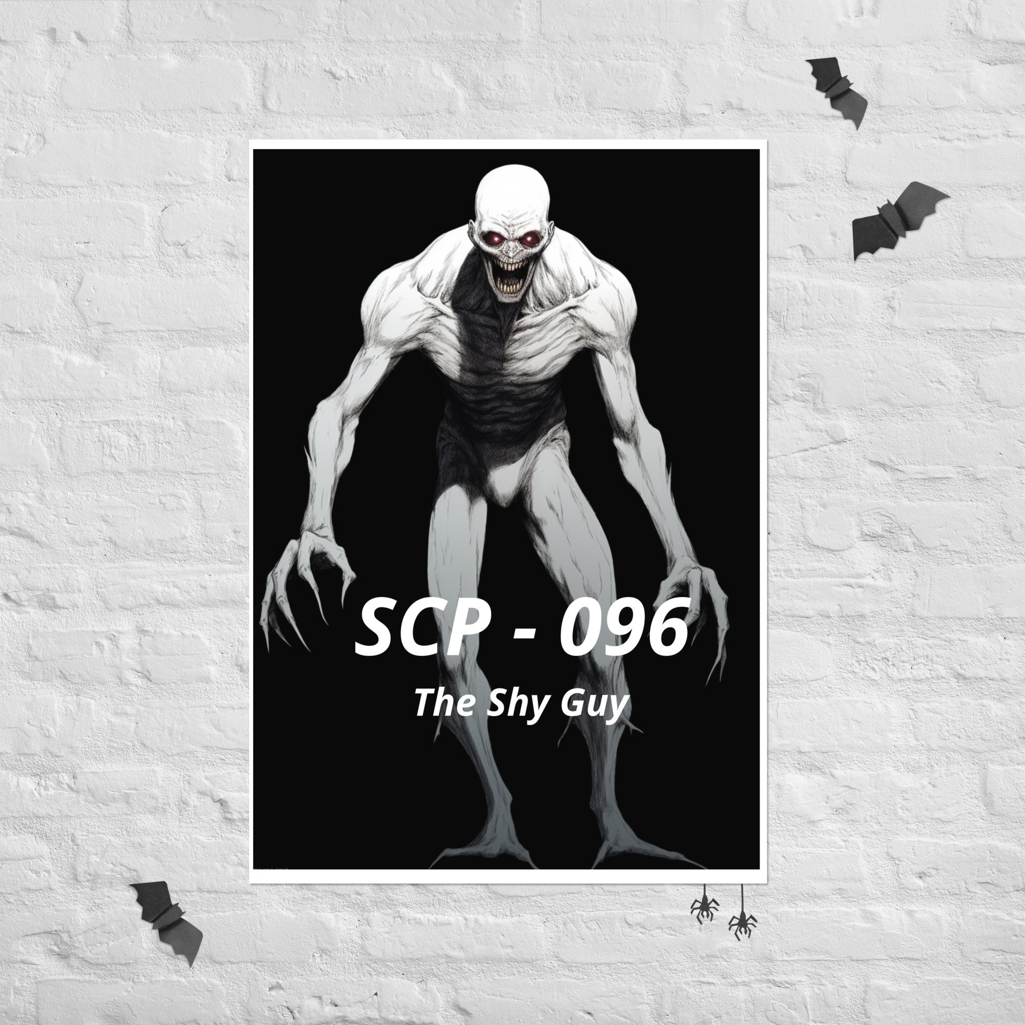 SCP-096 Shy Guy SCP Foundation Art Board Print for Sale by