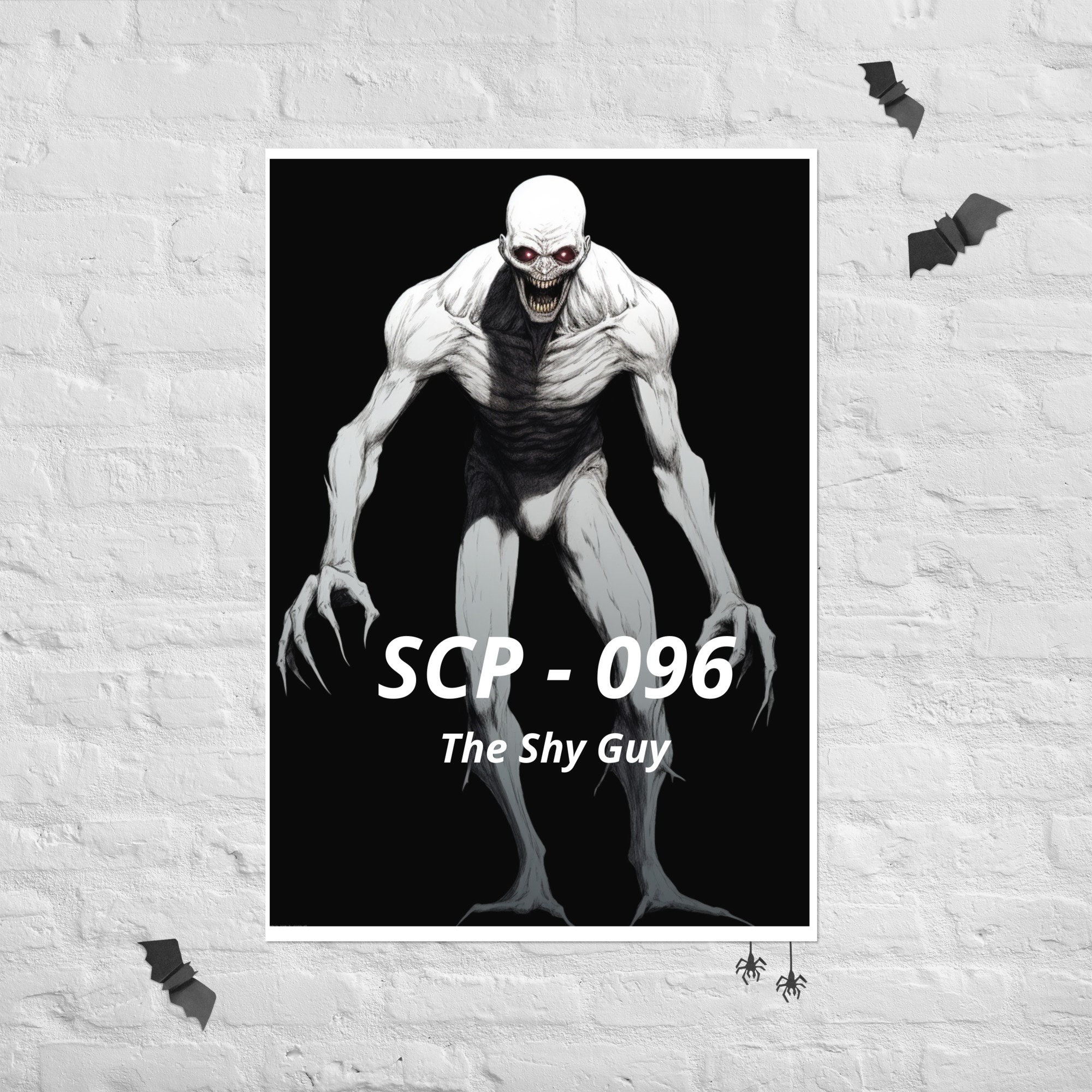 SCP-096 The Shy Guy SCP Foundation Poster for Sale by