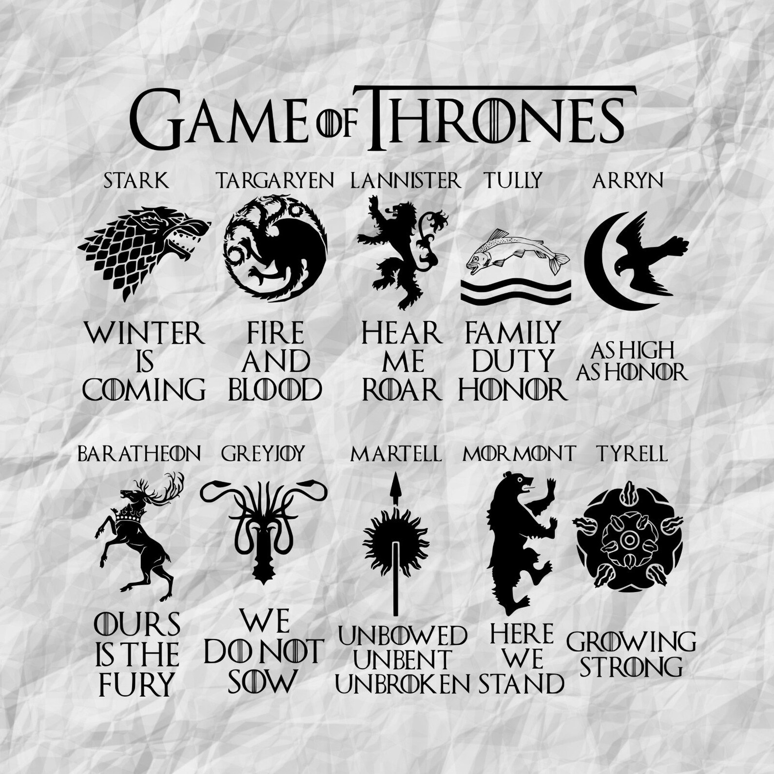 Game Of Throne SVG House Of Dragon SVG Winter Is Coming Etsy Game Of Throne SVG House Of Dragon SVG Winter Is Coming Etsy