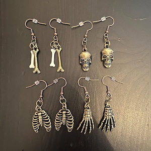 Skeleton Charm Earrings