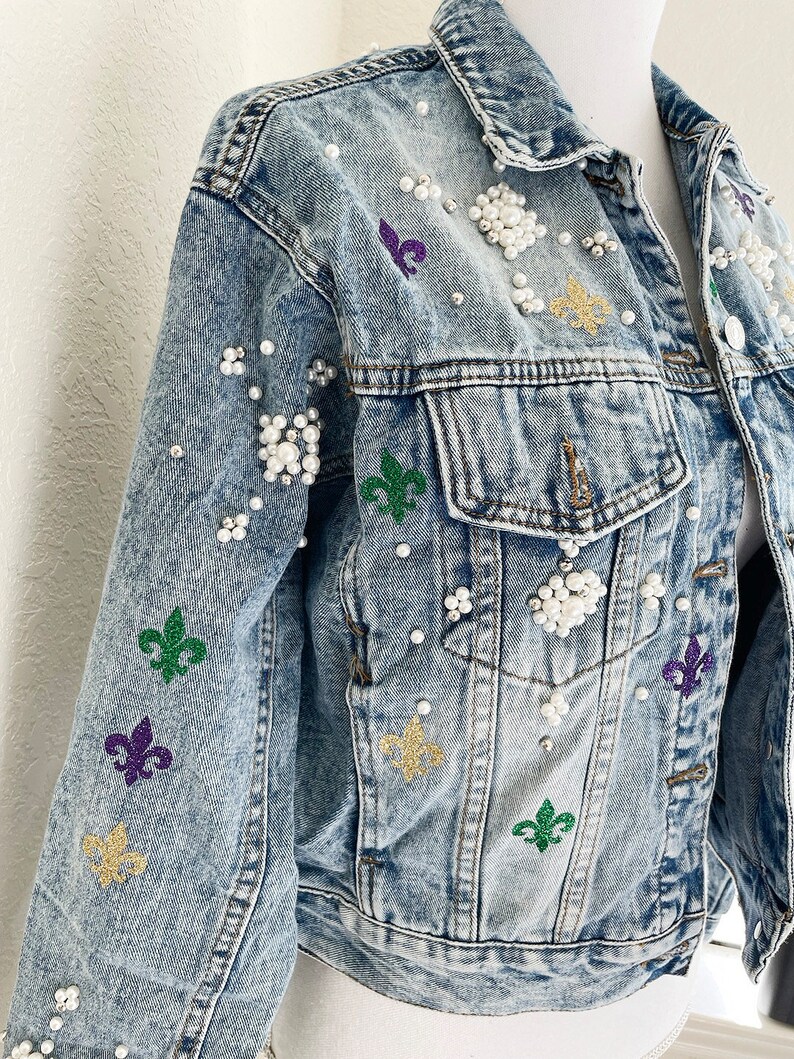 mardi gras womens jacket