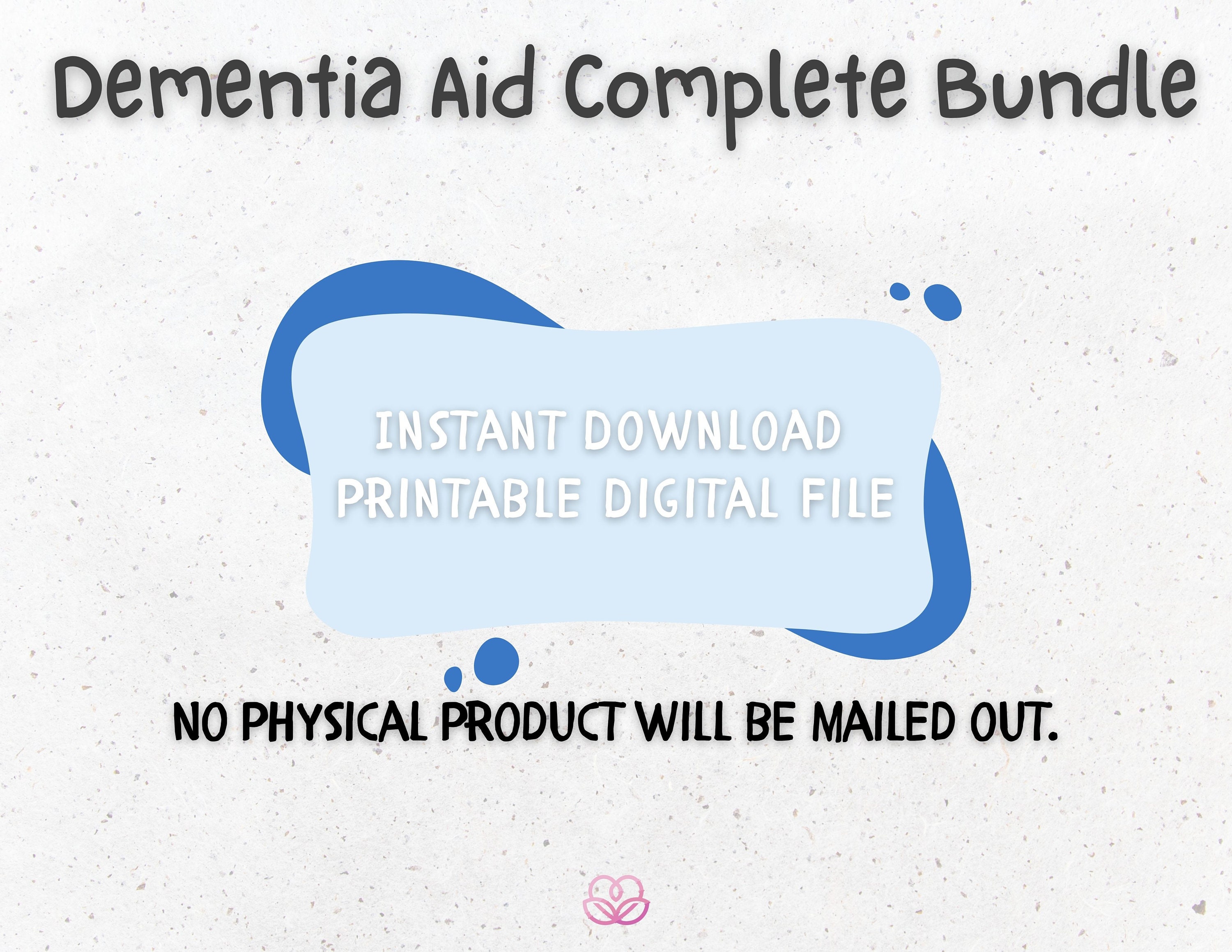 Dementia Aid Complete Bundle, Dementia Care Printables, Care Dementia Aid Complete Bundle, Dementia Care Printables, Care
