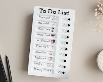 Dementia Care To Do List Board: Daily Routine Planner