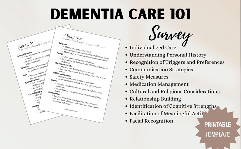 Caregiver Routine Template, Daily Task Log Checklist, Dementia and ...