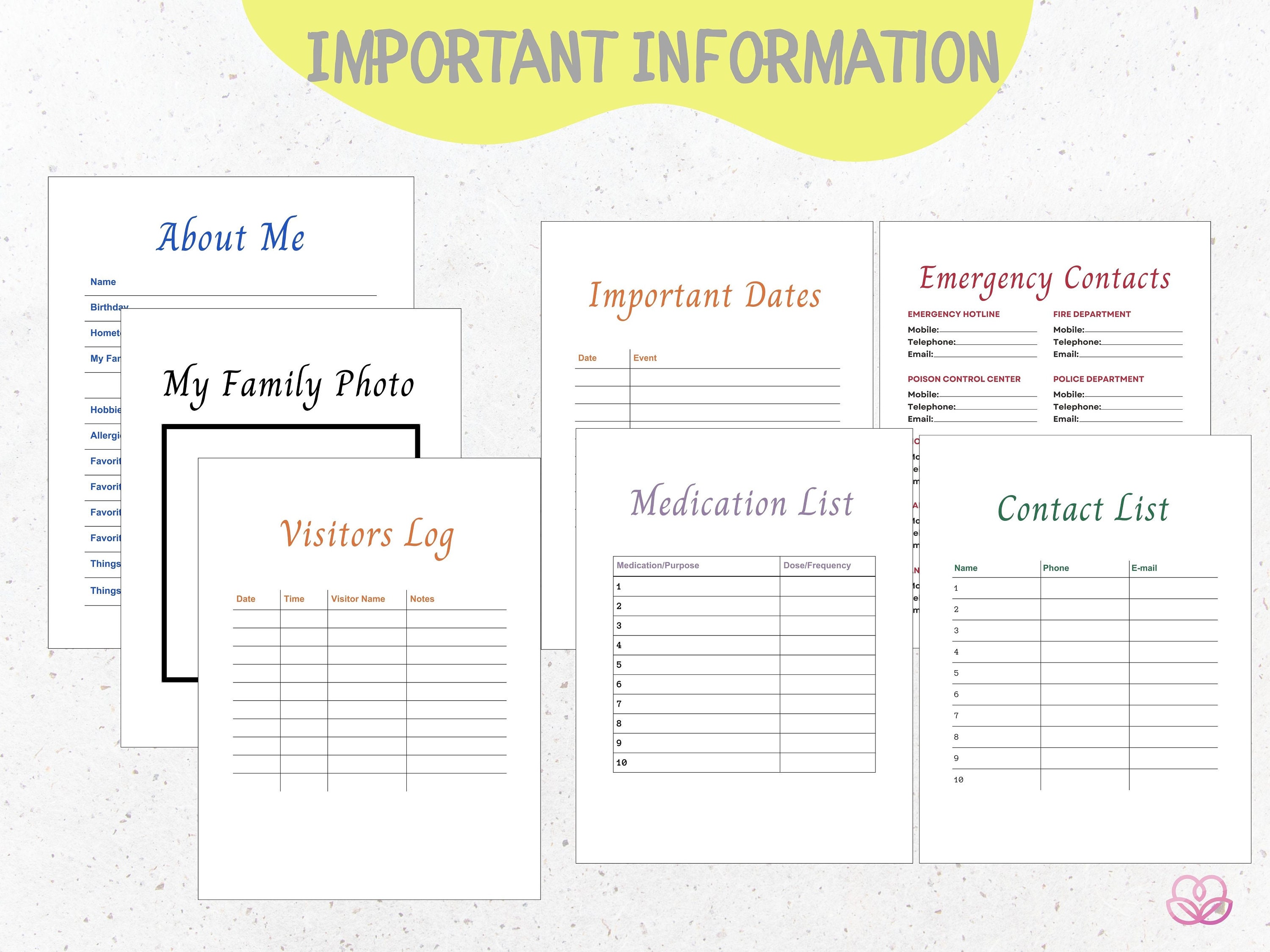 Dementia Aid Complete Bundle, Dementia Care Printables, Care Package
