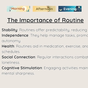 Daily Routine Board for Seniors: Dementia & Memory Loss Aid - Etsy
