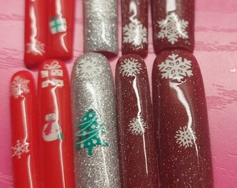 XL Christmas Nails