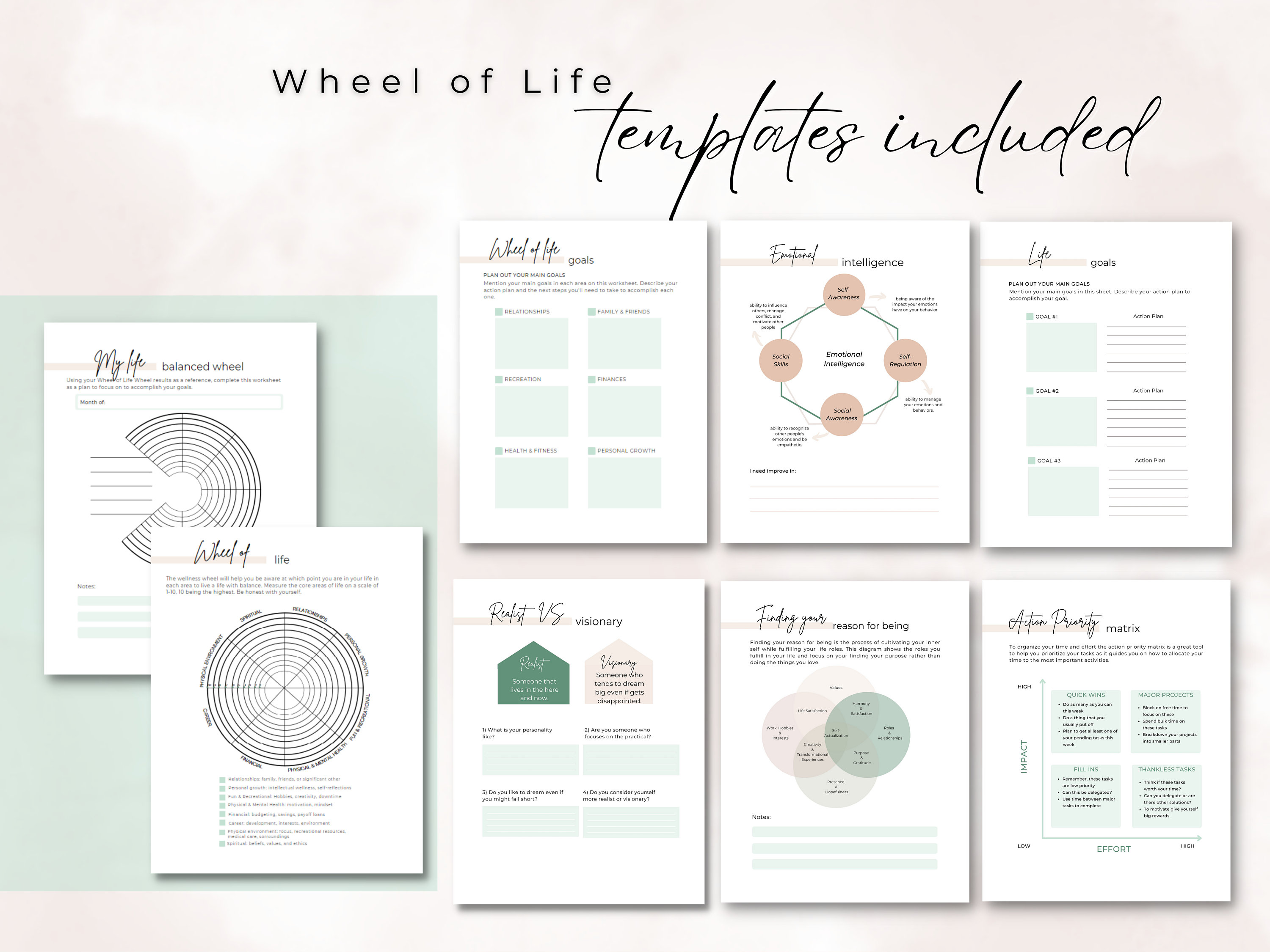 Life Coaching Worksheets Life Coaching Tools Life Coach Worksheets ...