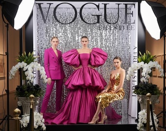Vogue Magazine Photo Booth Frame | Photo Box | Customized Wedding, Party Event Engagement | Photo Booth Prop | Magazine Photo Booth Machine