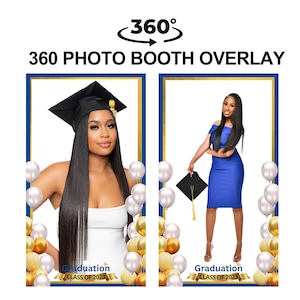Graduation 360 Photo Booth Overlay (Digital Download)