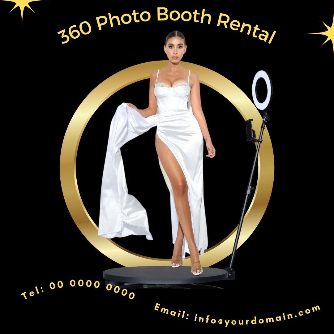 360 Photo Booth Flyer Template 360 Photobooth Flyer 360 Flyer 360