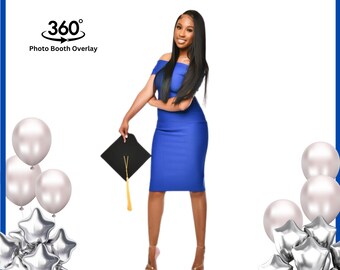 Graduation 360 Overlay, 360 Photo Booth Overlay, Birthday Overlay, 360 Booth Overlay, 360 Photobooth Overlay, 360 Spin Video Booth Overlay