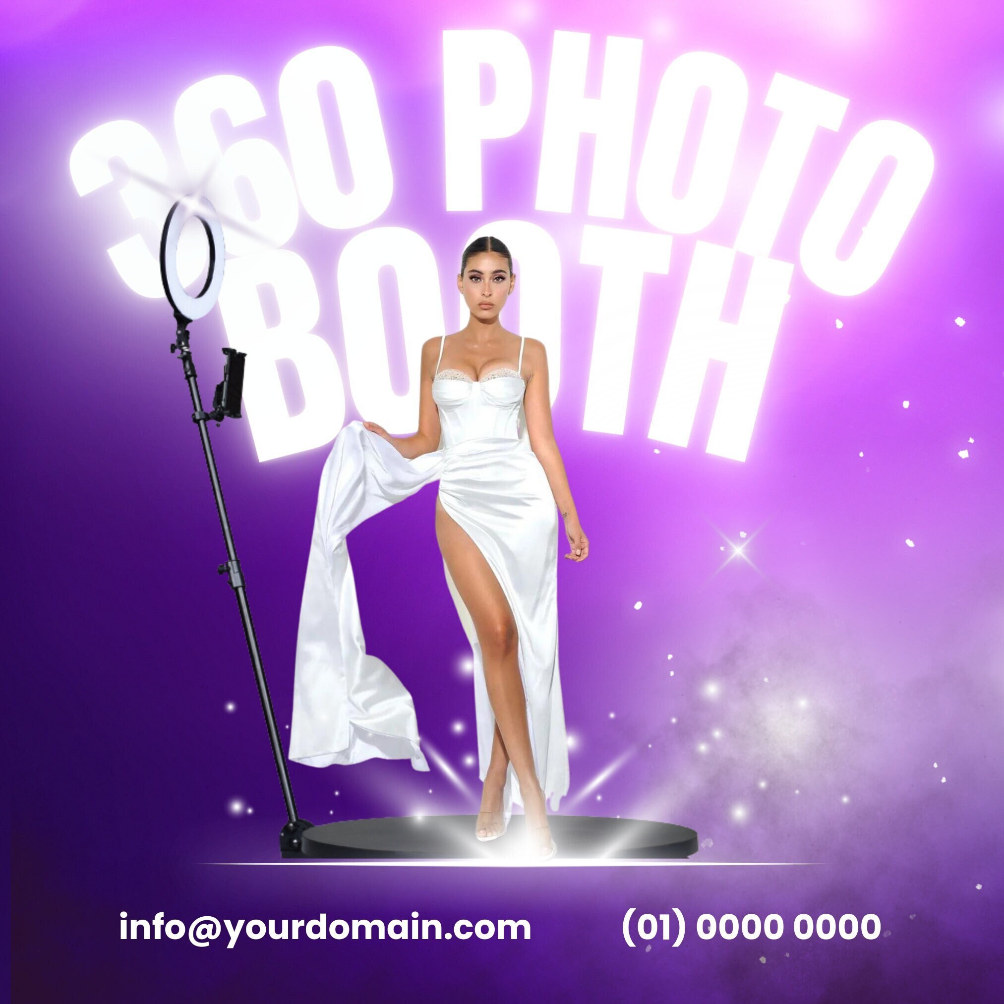 360 Photo Booth Flyer, 360 Photo Booth, 360 Booth Rental, 360 Video ...