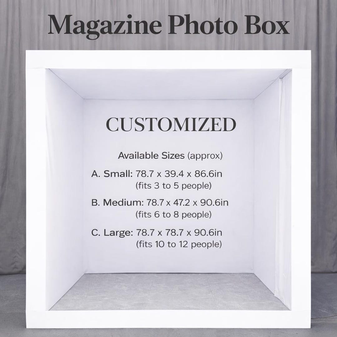 Vogue Magazine Photo Booth Frame Photo Box Customized Wedding vogue-magazine-photo-booth-frame-photo-box-customized-wedding
