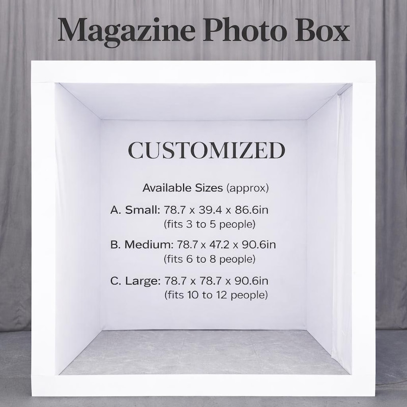Vogue Box Photo Booth - Etsy