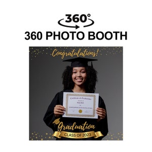 Graduation 360 Overlay, 360 Photo Booth Overlay, 360 Booth Overlay, 360 Photobooth Overlay, 360 Spin Video Overlay, 360 Video Booth Overlay
