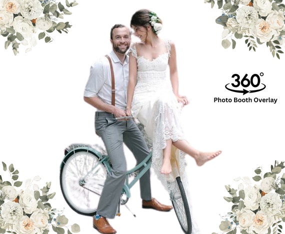 360 Photo Booth Overlay for Wedding Wedding 360 Photobooth 