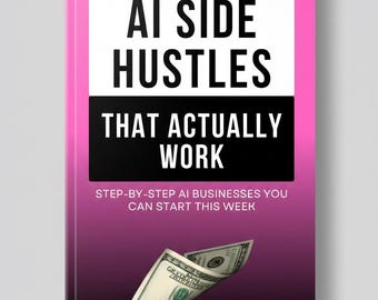 AI Side Hustles That Actually Work | How To Make Money with AI ChatGPT | Beginner AI Income | Side Hustle. Business Ideas | Work From Home