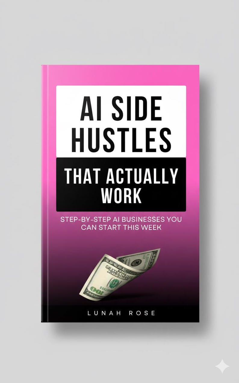 ai side hustles ebook, ai side hustle guide, how to make money with ai, work from home, stay at home mom income, ai business ideas, online income guide, side hustle ideas that actually work, ai for beginners guide, earn money online pdf, remote work ideas, passive income guide, ai services, use chatgpt to make money, online business for beginners, realistic side hustles, business ideas using ai, work from home guide, start online business, digital download, ebook, how to make money with chatgpt