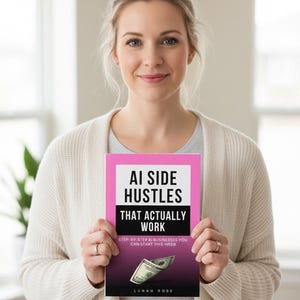 ai side hustles ebook, ai side hustle guide, how to make money with ai, work from home, stay at home mom income, ai business ideas, online income guide, side hustle ideas that actually work, ai for beginners guide, earn money online pdf, remote work ideas, passive income guide, ai services, use chatgpt to make money, online business for beginners, realistic side hustles, business ideas using ai, work from home guide, start online business, digital download, ebook, how to make money with chatgpt