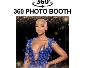 360 Photo Booth Overlay, 360 Spin Video Overlay, Gold 360 Video Booth Overlay, Glam360 Photobooth, Spinner Booth, Birthday, Wedding Template