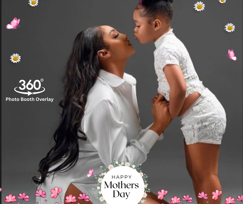 Mothers Day 360 Photo Booth Overlay Template 360 Photobooth image 4