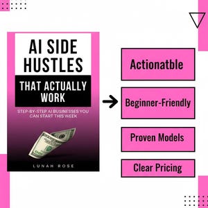 ai side hustles ebook, ai side hustle guide, how to make money with ai, work from home, stay at home mom income, ai business ideas, online income guide, side hustle ideas that actually work, ai for beginners guide, earn money online pdf, remote work ideas, passive income guide, ai services, use chatgpt to make money, online business for beginners, realistic side hustles, business ideas using ai, work from home guide, start online business, digital download, ebook, how to make money with chatgpt
