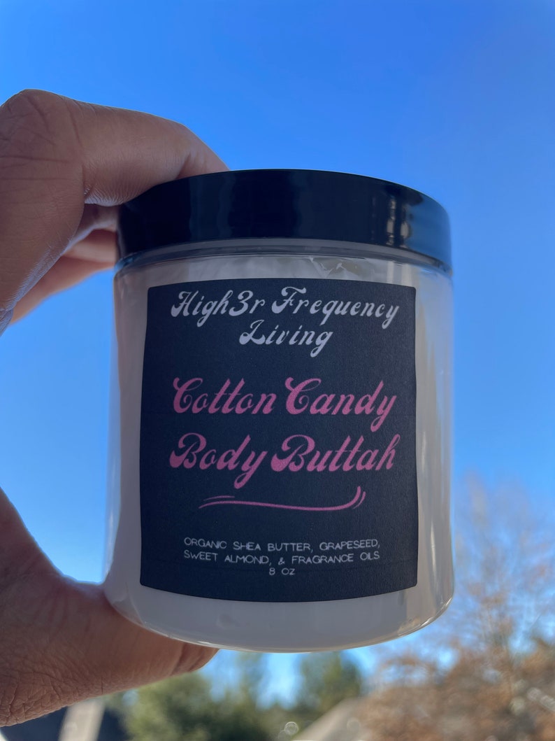Luxury Whipped Body Butter 8oz ,cotton Candy, Personalized Gift