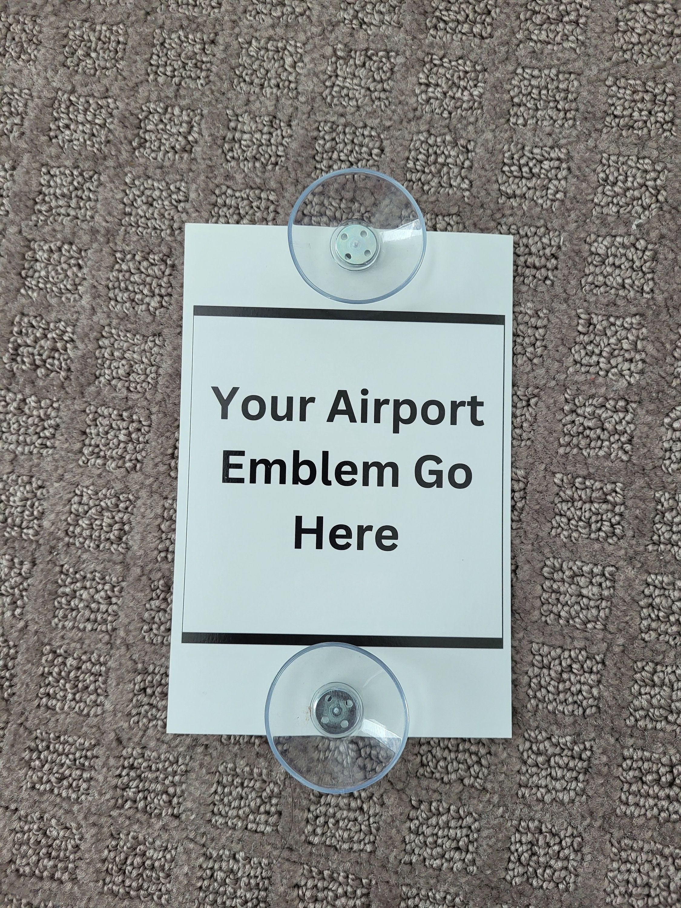 Place Signs Laminated Lyft /uber Label Placard Sign Removable Holder set of 2size 11x6-1/4in1 ...