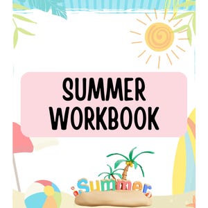 Summer Workbook for Kids | Printable PDF | Fun Learning Activities, Word Games, Coloring, and More | Instant Download