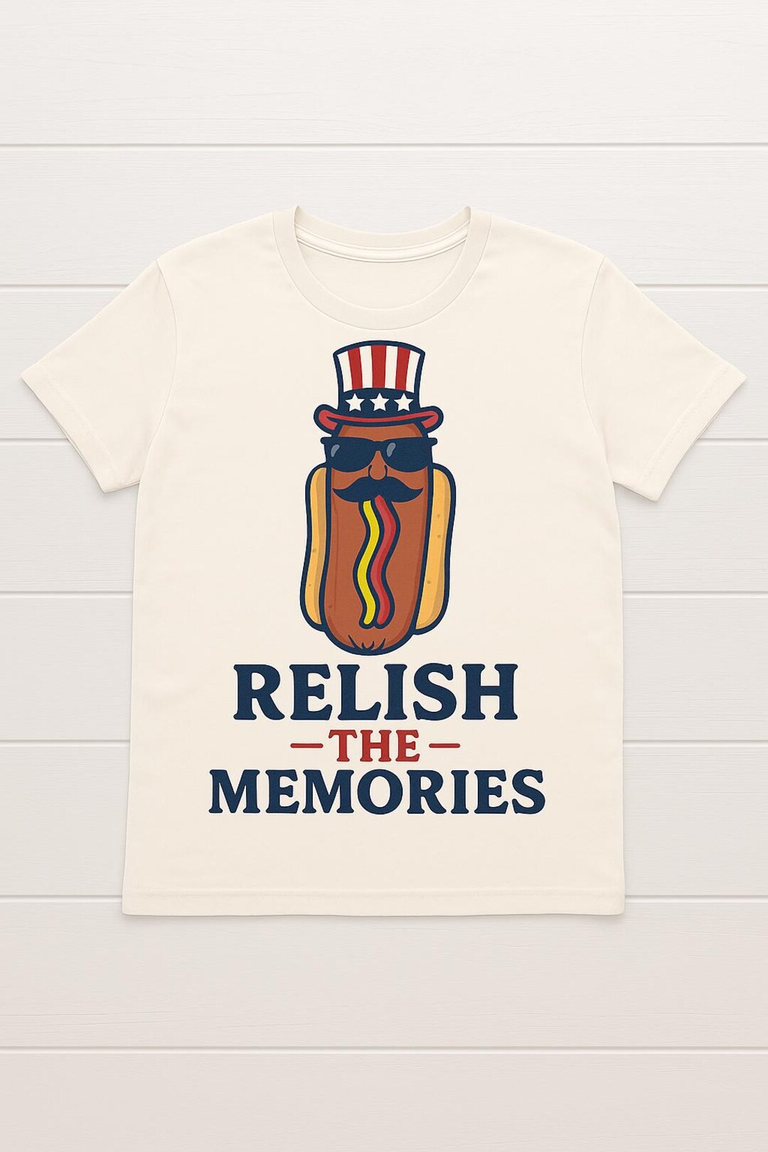 Relish the Memories PNG | 4th of July Hot Dog Clipart | Funny Patriotic ...