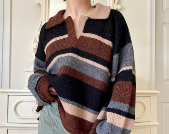 Winona Polo Heavyweight Edition Pattern | DIGITAL KNITTING PATTERN