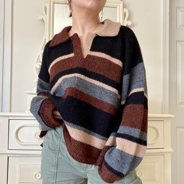 Winona Polo Heavyweight Edition Pattern | DIGITAL KNITTING PATTERN