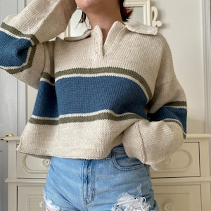 Winona Polo Heavyweight Edition Pattern | DIGITAL KNITTING PATTERN